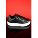 Size 31 - 35 Girls Black Sneaker Shoes