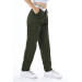 Girls' Waist Embroidered Gabardine Trousers 9-14 Years