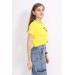 Girl Cross Patterned Crop T-Shirt 9-14 Years