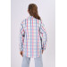 Girl's Square Patterned Plaid Shirt 9-14 Years