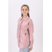 Girl Pink Leather Shirt 9-14 Years