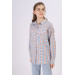Girl's Piti Square Patterned Plaid Shirt 9-14 Years
