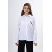 Girl's Comfy Cut Cuffed And Paneled Shirt 9-14 Years
