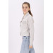Girl's Stone Embellished Linen Jacket 9-14 Years