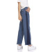Girl's Vertical Side Garni Jeans Jeans 9-14 Ages