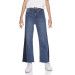 بنطال جينز بناتي بزخرفة جانبية عامودية لعمر 9-14 سنة