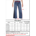 Girl's Vertical Side Garni Jeans Jeans 9-14 Ages