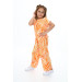 Girls' Two-Piece Zebra-Patterned Set, Size 6-13