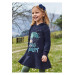 Girl's Hooded Combed Cotton Dress