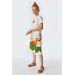 Girls Green Safari Style Skirt