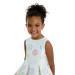 Girls' Dress Decorated With Donette Design