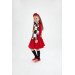 Red Emoji Patterned Dress