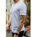 4-Pack Black And White Men's Cotton Oval Cut T-Shirt