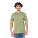 Men's Special Brushed Crew Neck T-Shirt Light Green