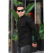 Fit Denim Shirt - Black