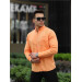 Gabardine Shirt - Orange