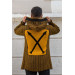 Men's Archer Poncho Cardigan Mustard