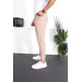 Premium Textured Double Leg Fit Trousers - Beige