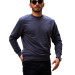 Ribbed Fit Sweatshirt - Smoked