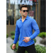 Single Pocket Şile Cloth Shirt - Blue