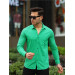 Single Pocket Şile Cloth Shirt - Mint Green