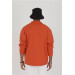 قميص رجالي ربيعي قصة اوفر سايز لون برتقالي