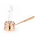Coho Box Artisan Hammered Copper Incense Bowl & Viburnum And Sage & Lavender Gift Set