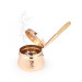 Coho Box Artisan Hammered Copper Incense Bowl & Viburnum And Sage & Lavender Gift Set