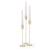 Special Tall Brass Candlestick Set Of 3 - 23&28&34 Cm