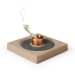 Coho Concre Ritual Terra Incense Burner With Copper Ring