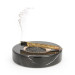 Coho Magma Circle Marble Incense Plate With Copper Bowl