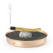 Coho Matte Hammered Copper Zen Incense Burner