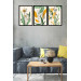 3 Piece Bohemian Style Artistic Mdf Wooden Painting Set