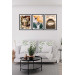 3 Piece Modern Style Artistic Digital Print Painting Set