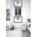 3 Piece Colorful Artistic Style Mdf Painting Set