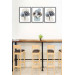 3 Piece Artistic Style Mdf Wooden Painting Set