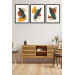 3 Piece Artistic Feather Style Painting Set
