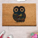 Entrance Mat With Owl Drawing, 60X40 Cm