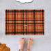Entrance Mat With Checkered Pattern, 60X40 Cm