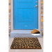 Entrance Mat With Leopard Skin Pattern, 60X40 Cm