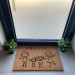 Entrance Mat With A Family Drawing, 60X40 Cm