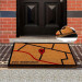 Entrance Mat With Map, 60X40 Cm