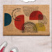 Apartment Door Mat With Colorful Drawings, 60X40 Cm