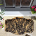 Apartment Door Mat With A Drawing Of Tree Leaves, 45X75 Cm