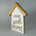 Home Sweet Solid Wood Decorative 25Cm White