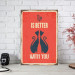 Life Is Better With You Wooden Poster