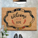 Welcome To Our Home Natural Coconut Doormat 60X40Cm