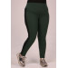 Plus Size Scuba Tights With Side Waterport-Emerald