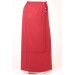 Plus Size Two Thread Piece Skirt-Claret Red