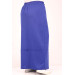 Large Size Two Thread Piece Skirt-Sax